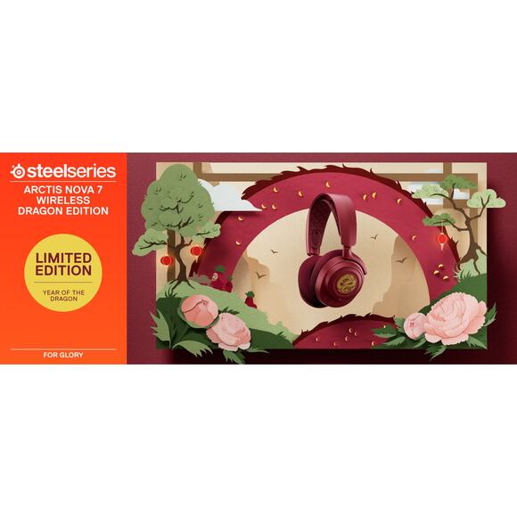 SteelSeries Arctis Nova 7 Wireless Dragon Edition –Multi-Platform Gaming Headset - Picture 9 of 10